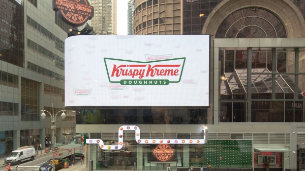A Krispy Kreme store in New York City.