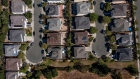 Homes in Hercules, California, US, on Wednesday, Aug. 16, 2023. The US 30-year mortgage rate rose to 7.16% last week, matching the highest since 2001 and crimping both sales and refinancing activity. Photographer: David Paul Morris/Bloomberg