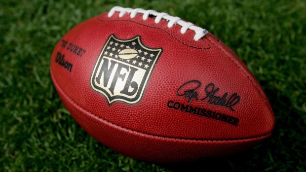 DENVER - SEPTEMBER 16: A close up of the official NFL 'The Duke' game ball complete with commissioner Roger Goodell's signature as the Denver Broncos defeated the Oakland Raiders 23-20 in overtime during week two NFL action at Invesco Field at Mile High on September 16, 2007 in Denver, Colorado. (Photo by Doug Pensinger/Getty Images) Photographer: Doug Pensinger/Getty Images