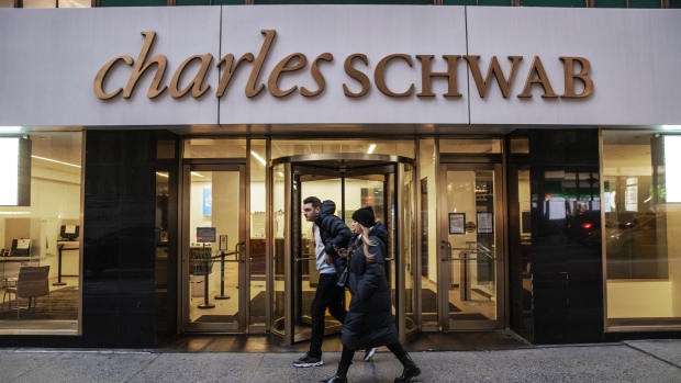 A Charles Schwab location in New York.