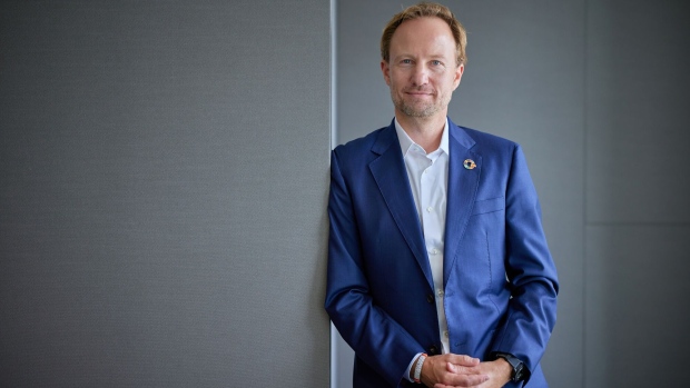 Christian Sinding, chief executive officer of EQT AB, in Tokyo, Japan, on Wednesday, Sept. 27, 2023. Sweden’s EQT expects to allocate as much as $3 billion in Japan from its $11 billion Asia private equity fund in coming years, betting that companies will take more steps to benefit shareholders.