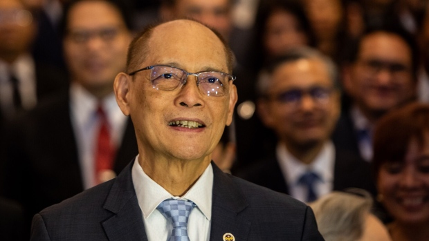 Benjamin Diokno, the Philippines' secretary of finance, at an event at the Central Bank in Manila, Philippines, on Friday, July 28, 2023. Bangko Sentral ng Pilipinas Governor Eli Remolona said upside risks to inflation persist, in comments that indicate the monetary authority is open to further tightening.