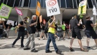 TVO workers on strike