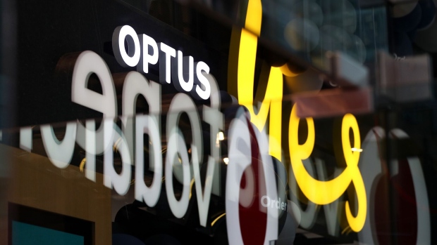 SYDNEY, AUSTRALIA - OCTOBER 05: The Optus logo and slogan are displayed outside a store on October 05, 2022 in Sydney, Australia. The identification details of 9.8 million customers of the Telecommunications operator Optus was stolen in a data breach last week, one of the largest data breaches to occur in Australia. (Photo by Brendon Thorne/Getty Images)
