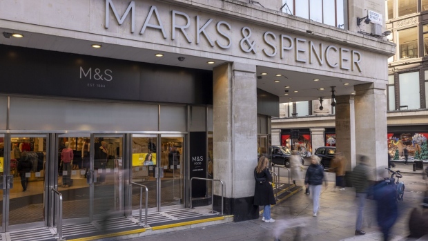 A Marks & Spencer store on Oxford Street in London. Photographer: Jason Alden/Bloomberg