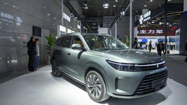 An AITO M7 electric SUV. Source: Bloomberg/Bloomberg