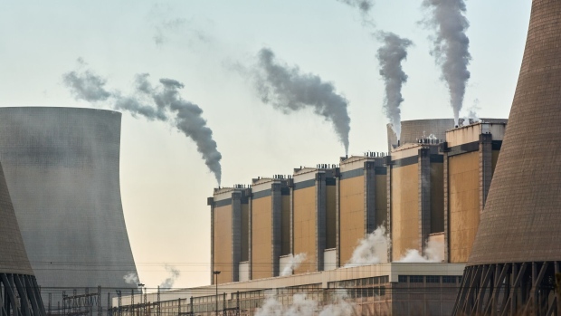 A coal-fired power station in Mpumalanga, South Africa.