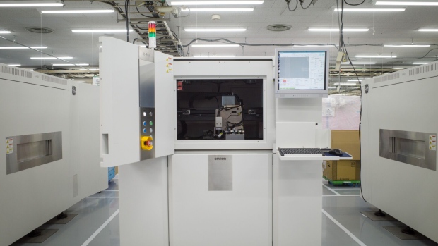 An Omron X-ray scanner VT-X750 at the company’s Ayabe Factory in Kyoto.