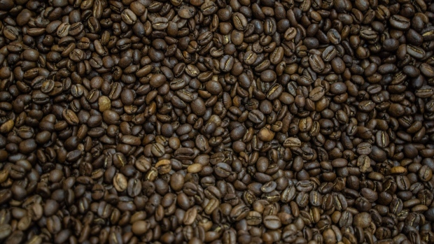 Roasted coffee beans at a facility in Ciudad Bolivar, Antioquia department, Colombia, on Sunday, July 23, 2023. Colombia's industrialization policy should focus on agriculture and diversify its export basket to focus more on value-added products instead of fossil fuels, Finance Minister Ricardo Bonilla said at an event in Bogota earlier this month. Photographer: Edinson Ivan Arroyo Mora/Bloomberg