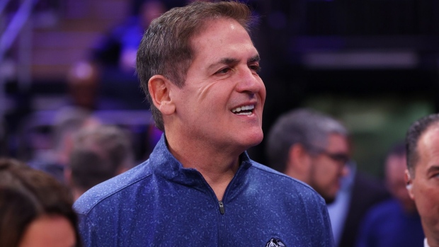 NEW YORK, NEW YORK - DECEMBER 03: Dallas Mavericks owner Mark Cuban looks on prior to the start of the game between the New York Knicks and the Dallas Mavericks at Madison Square Garden on December 03, 2022 in New York City NOTE TO USER: User expressly acknowledges and agrees that, by downloading and or using this Photograph, user is consenting to the terms and conditions of the Getty Images License Agreement. (Photo by Mike Stobe/Getty Images)