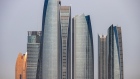The Abu Dhabi skyline.
