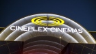 Signage is displayed outside a Cineplex Cinemas movie theater in Toronto, Ontario, Canada on Monday, Feb. 3, 2020. Britain's Cineworld Group Plc is on track to become North America's biggest operator of movie theaters with its plan to buy Canada's Cineplex Inc. for C$2.15 billion ($1.64 billion).