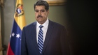 Nicolas Maduro, Venezuela's president, during an official event at Miraflores Palace in Caracas, Venezuela, on Wednesday, Aug. 16, 2023. Maduro officially accepted credentials letters from the ambassadors of Chile, France and Colombia.
