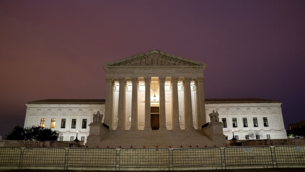 The U.S. Supreme Court building in Washington, D.C., U.S., on Friday, April 9, 2021. U.S. President Joe Biden on Friday issued an executive order establishing a panel to study possible changes to the U.S. Supreme Court, including calls for term limits and more justices.