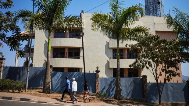 The Hope Hostel, one of the locations to house asylum seekers deported from the UK to Rwanda, in the Nyarugenge district of Kigali, Rwanda, on Saturday, July 22, 2023. The World Bank cut Rwanda's GDP growth estimate to 5.8% from 6.2%, as it expected flooding during April and May to result in slowed economic expansion.