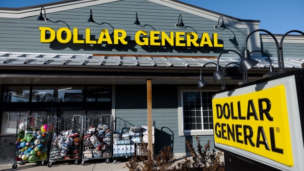 A Dollar General store in Germantown, New York, US, Thursday, Nov. 30, 2023. Dollar General Corp. is scheduled to release earnings figures on December 7.
