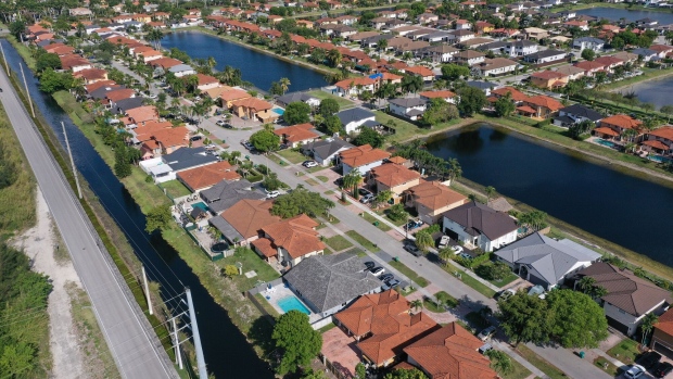Homes in Miami, Florida. 