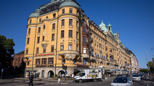 The building housing the headquarters of Samhallsbyggnadsbolaget i Norden AB (SBB) in Stockholm, Sweden, on Friday, May 12, 2023. Ilija Batljan, the former chief executive of troubled Swedish landlord SBB, has shifted some of his 8.3% stake in the company into an investment firm that bears his name.
