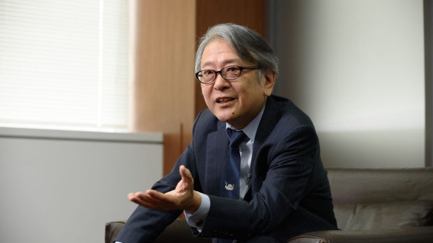 Hideo Hayakawa, senior executive fellow at Fujitsu Research Institute, speaks during an interview in Tokyo, Japan, on Tuesday, Jan. 15, 2019. The yen is likely to reach its strongest level in more than six years if Japan enters a recession, which could come as early as the fall of this year, according to the former central bank official.