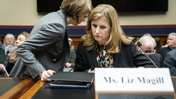 Liz Magill testified during a House Education and the Workforce Committee hearing in Washington, DC, on Dec. 5.