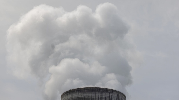 A cooling tower at the Constellation Nine Mile Point Nuclear Station in Scriba, New York, US, on Tuesday, May 9, 2023. Photographer: Lauren Petracca/Bloomberg
