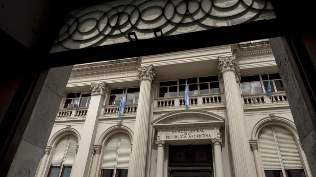 The Central Bank of Argentina in Buenos Aires. Photographer: Erica Canepa/Bloomberg