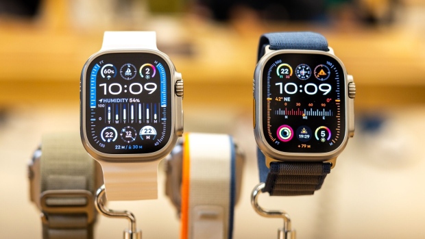 New Apple Watch Ultra 2 watches  Photographer: Betty Laura Zapata/Bloomberg