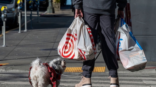 A shopper in San Francisco. Photographer: David Paul Morris/Bloomberg