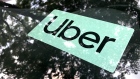 An Uber sign