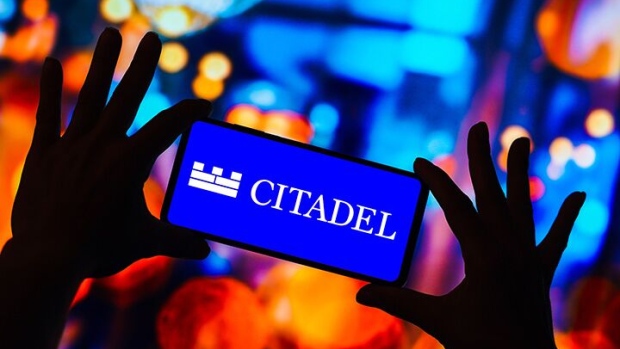The Citadel logo on a smartphone screen. Photographer: Rafael Henrique/SOPA Images/LightRocket/Getty Images