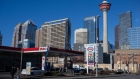 Esso gas station in Calgary