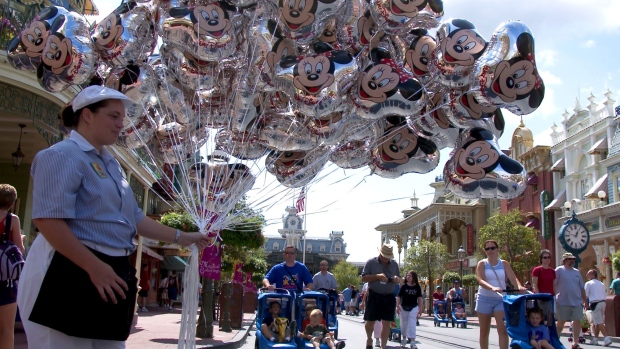 Main Street, Disneyworld. Photographer: MATT STROSHANE/Bloomberg