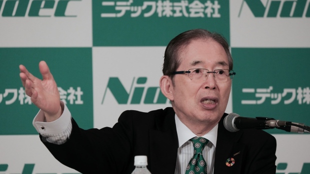 Shigenobu Nagamori, chairman and chief executive officer of Nidec Corp.