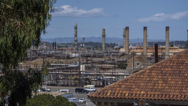 Chevron’s refinery in Richmond, California.