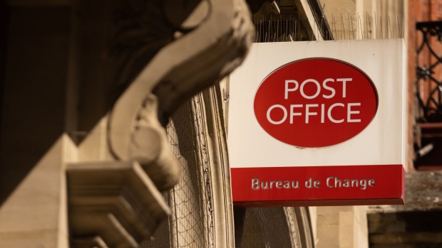 A Post Office branch in Croydon, UK.
