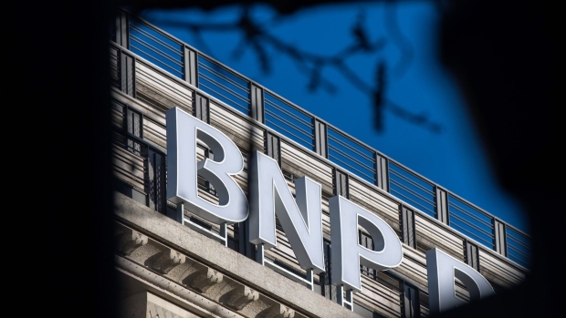 The headquarters of BNP Paribas SA bank in Paris. Photographer: Nathan Laine/Bloomberg