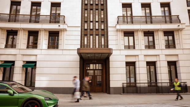 The 60 Curzon residential development in Mayfair where insolvency experts from Interpath Advisory have been appointed.