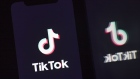 The logo for ByteDance Ltd.'s TikTok app is arranged for a photograph on a smartphone in Sydney, New South Wales, Australia, on Monday, Sept. 14, 2020. Oracle Corp. is the winning bidder for a deal with TikTok’s U.S. operations, people familiar with the talks said, after main rival Microsoft Corp. announced its offer for the video app was rejected.
