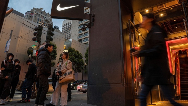 A Nike store in San Francisco.