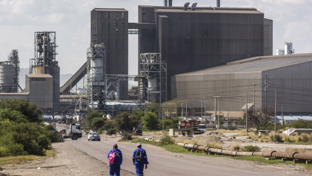 The Anglo American Platinum Ltd. Waterval smelter site in Rustenburg, South Africa. Photographer: Waldo Swiegers/Bloomberg