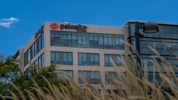 Palo Alto Networks headquarters in Santa Clara, California, US, on Monday, Aug. 14, 2023. Palo Alto Networks Inc. is scheduled to release earnings figures on August 18. Photographer: David Paul Morris/Bloomberg