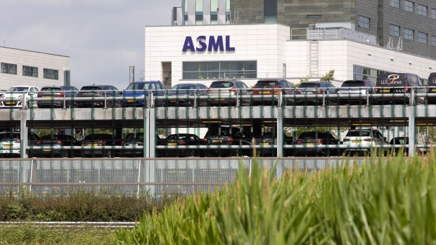 The ASML Holding NV headquarters in Veldhoven, Netherlands. Photographer: Peter Boer/Bloomberg