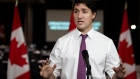 Justin Trudeau, Canada's prime minister, speaks during a cabinet retreat in Montreal, Quebec, Canada, on Tuesday, Jan. 23, 2024. Trudeau is preparing what he calls a "Team Canada" approach to engaging with the US as the country gears up for a possible return of President Donald Trump.