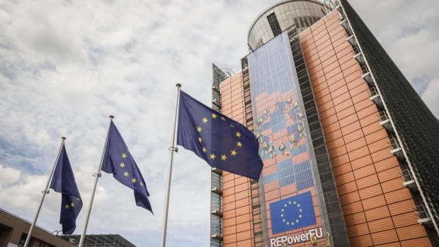 The EU’s Berlaymont building in Brussels.