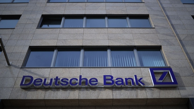 A Deutsche Bank branch in Magdeburg, Germany.
