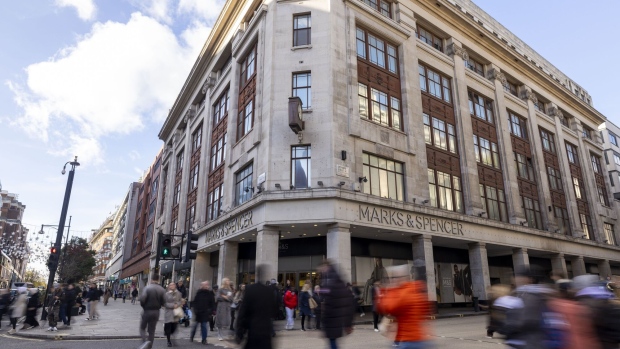 The Marks & Spencer Group Plc store on Oxford Street in London.