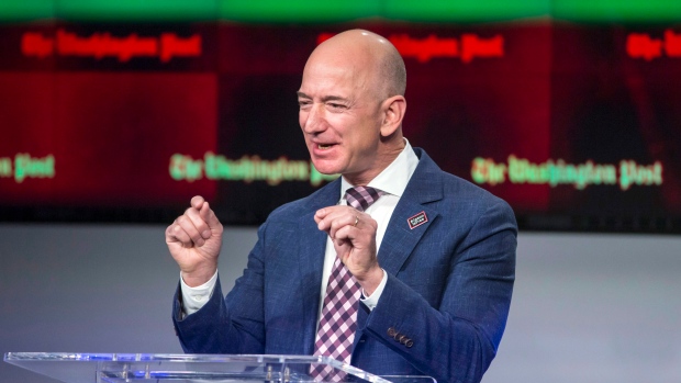 billionaire Amazon founder and Washington Post owner Jeff Bezos