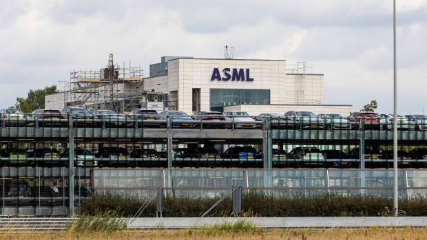 The ASML Holding NV headquarters and factory in Veldhoven, Netherlands.