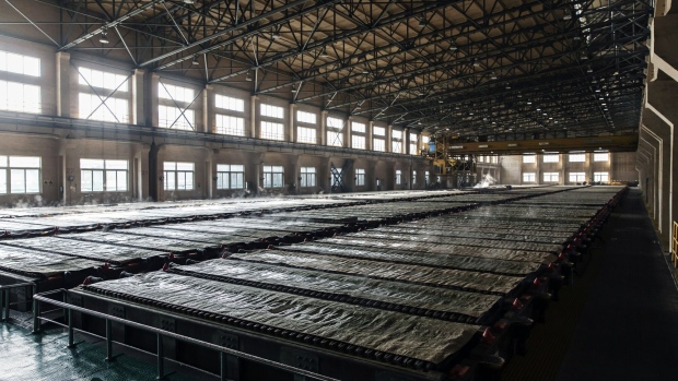 <p>The Jinguan Copper smelter in Anhui province.</p>