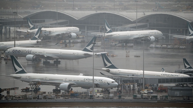 <p>Cathay swung back to a profit on a net basis after three consecutive years of losses.</p>